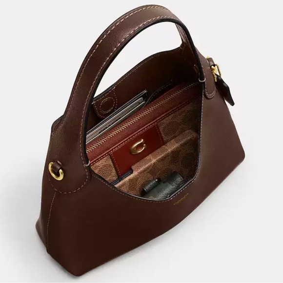 Coach Brown Leather Women's Bag - Picture 9 of 9